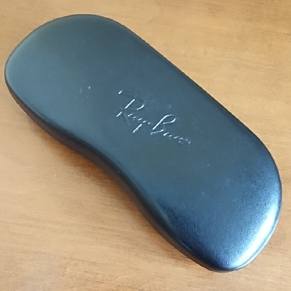 Ray-Ban Glasses Case Sunglasses Black Gray Interior Good Condition Summer Cruise